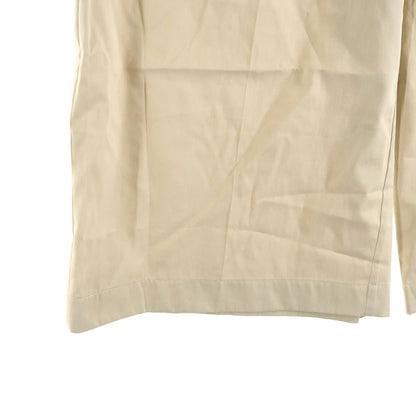 Loewe Anagram Embroidery Double Waist Trousers Wide Pants Beige — view 4