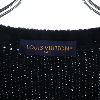 Louis Vuitton Chunky Intarsia Cardigan Qnc Black — view 6