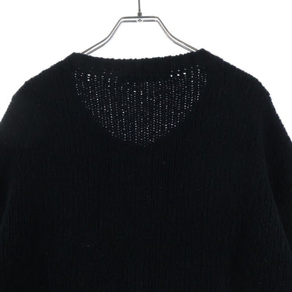 Louis Vuitton Chunky Intarsia Cardigan Qnc Black — view 4