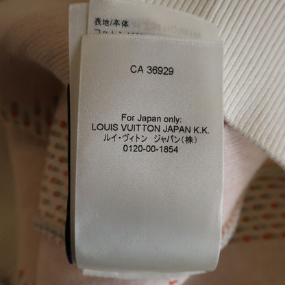 Louis Vuitton Damier Cotton Sweatshirt Trainer Orange White Sneaker — view 8