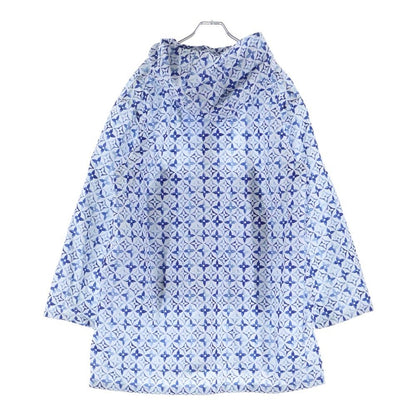 Louis Vuitton Aquarelle Monogram Nylon Zip Up Hoodie White Blue — view 2