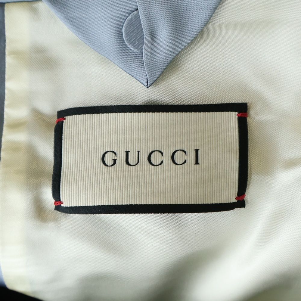 Gucci Wool Set Suit Mohair Blend Tailored Jacket Trousers — view 7