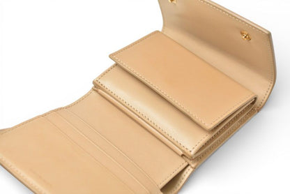 Celine Wallet Mini Trifold Beige Small — view 3