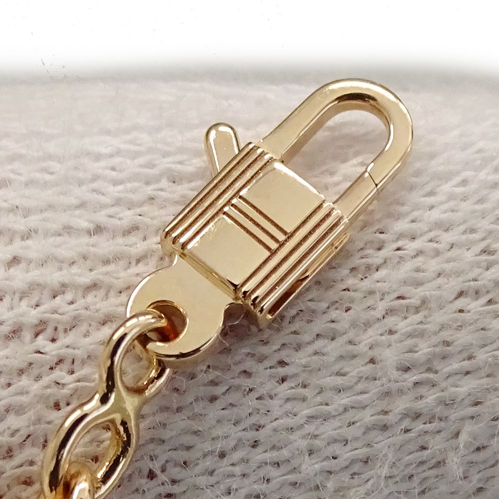 Hermes Bracelet Diamond Pink Gold Amulet — view 9