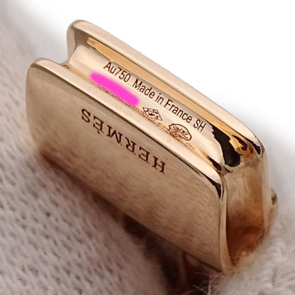 Hermes Bracelet Diamond Pink Gold Amulet — view 6
