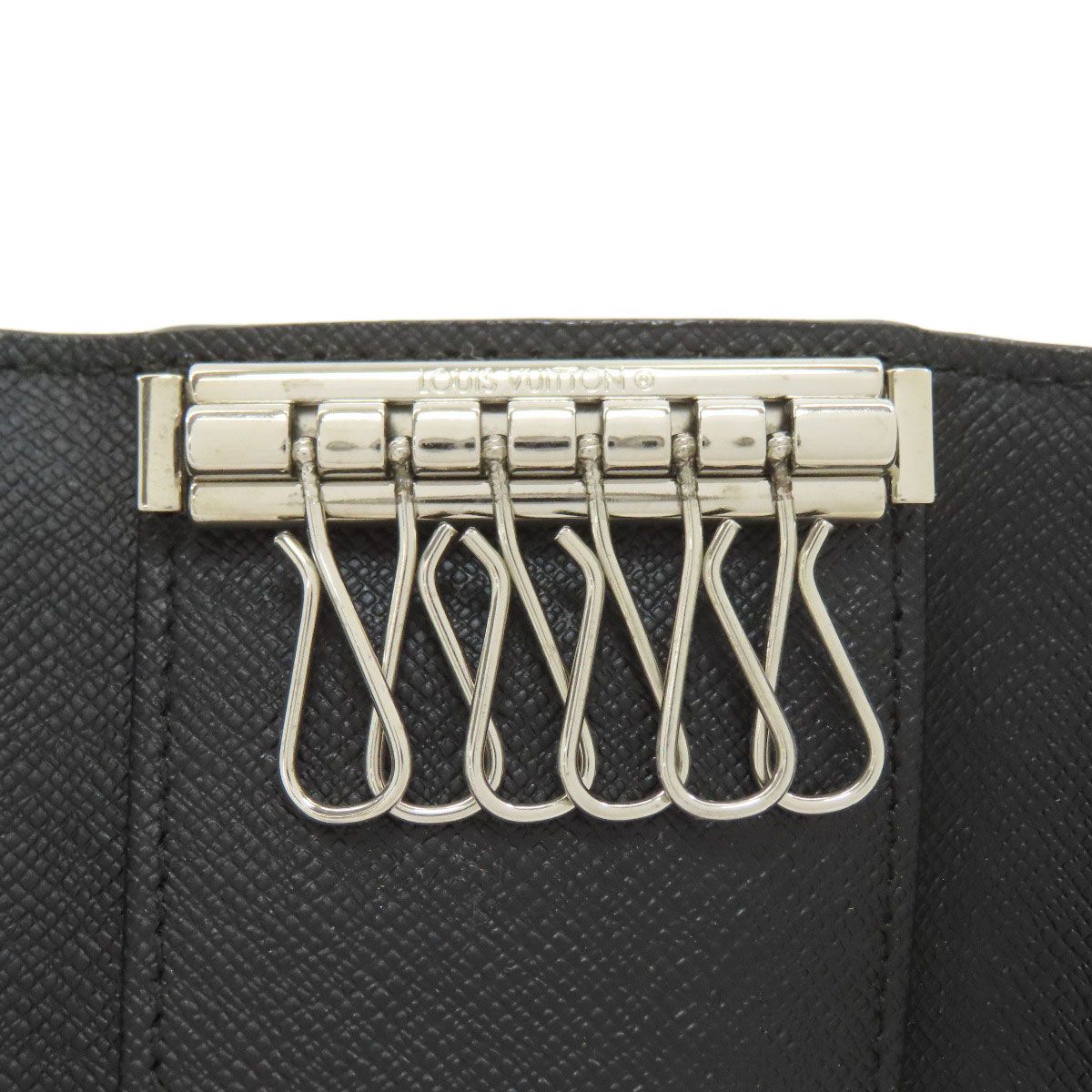Louis Vuitton Multicles 6 Key Case Damier Canvas Holder Graphite Gray — view 5