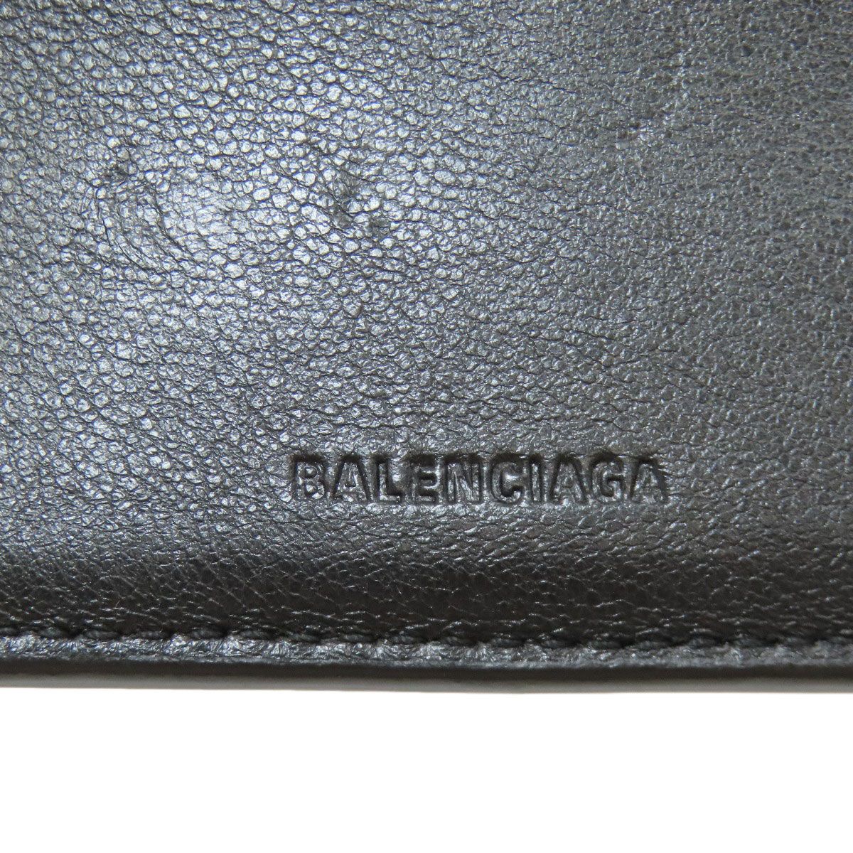 Balenciaga Logo Bifold Wallet Leather — view 7