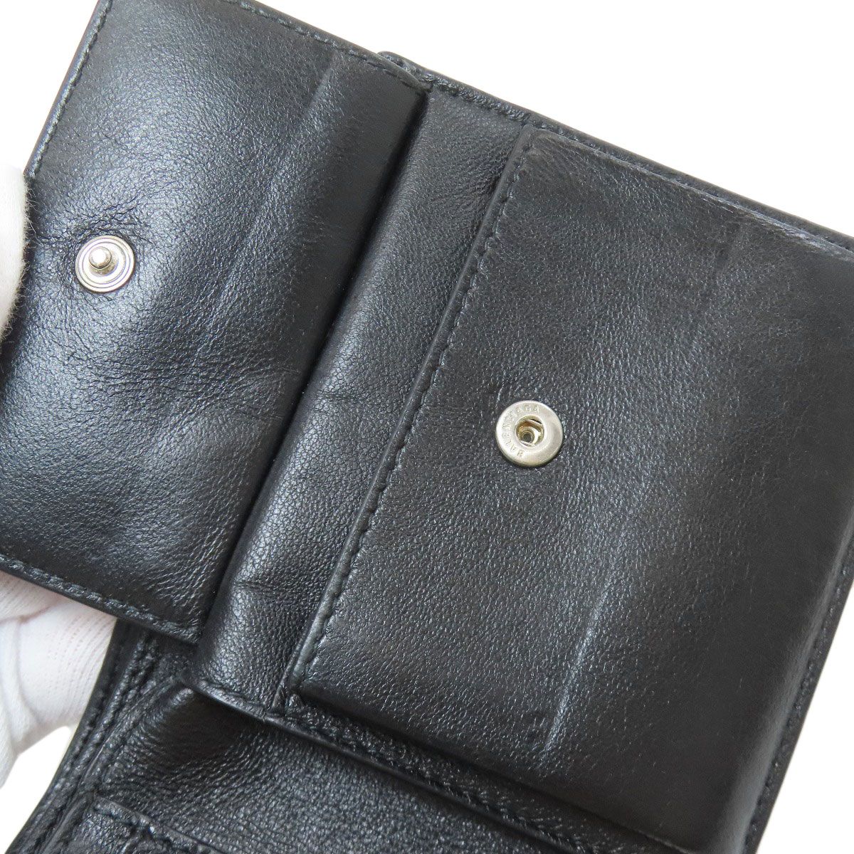Balenciaga Logo Bifold Wallet Leather — view 9