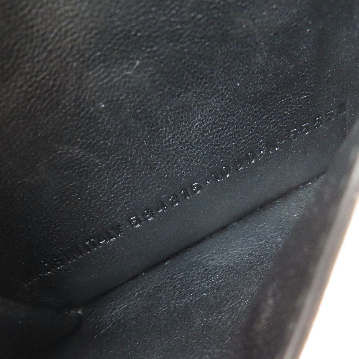 Balenciaga Logo Bifold Wallet Leather — view 8