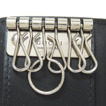 Gucci GG Embossed Key Case Leather Holder — view 5