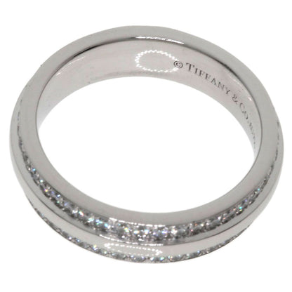 Tiffany & Co Ttwo Narrow Pave Diamond Ring 18K White Gold — view 5