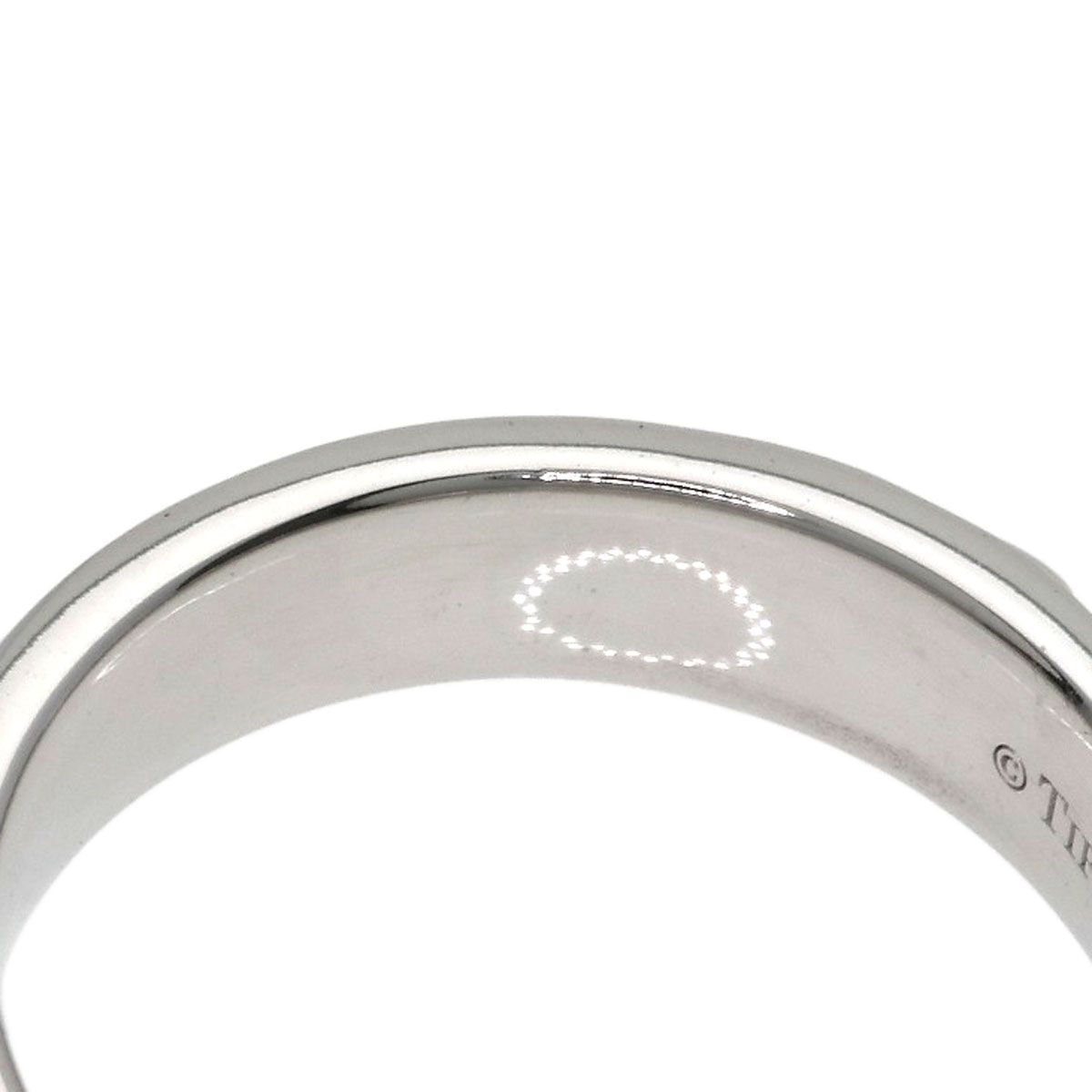 Tiffany & Co Ttwo Narrow Pave Diamond Ring 18K White Gold — view 8