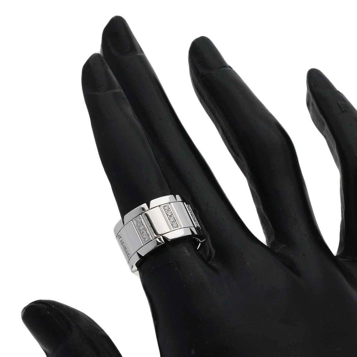 Cartier Tank Francaise LM Diamond 48 Ring 18K White Gold — view 7