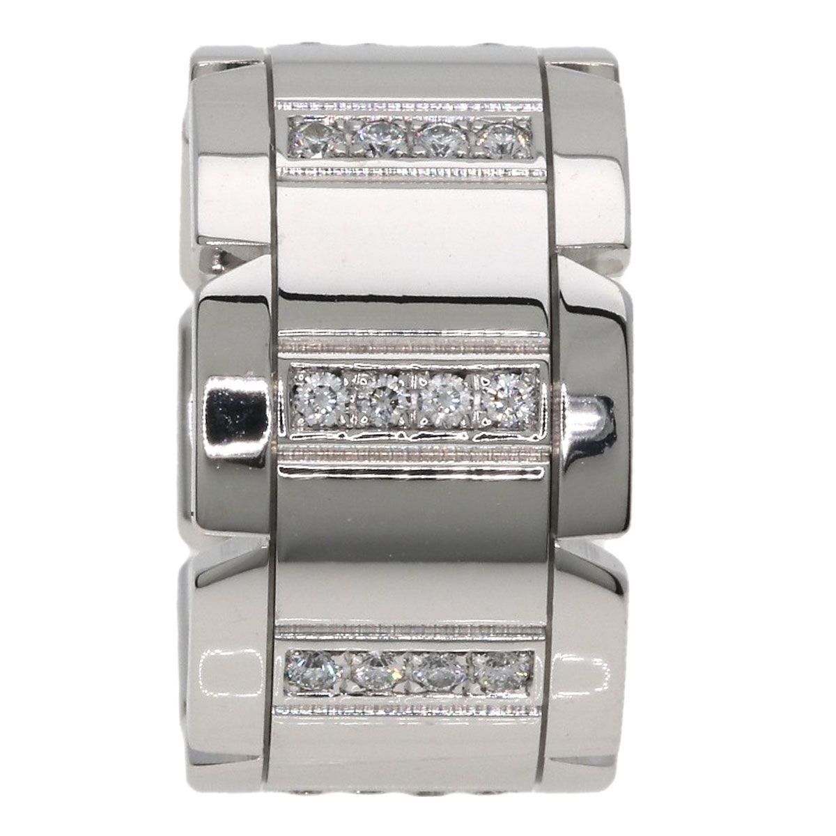 Cartier Tank Francaise LM Diamond 48 Ring 18K White Gold — view 4