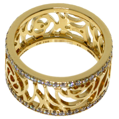 Chanel Camellia Diamond 46 Ring 18K Yellow Gold — view 5