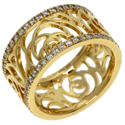 Chanel Camellia Diamond 46 Ring 18K Yellow Gold — view 2