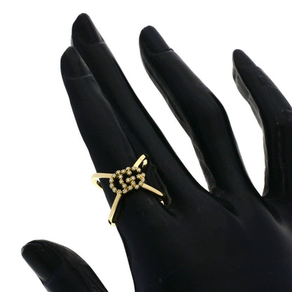 Gucci GG Running Diamond Ring 18K Yellow Gold — view 8