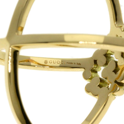 Gucci GG Running Diamond Ring 18K Yellow Gold — view 6