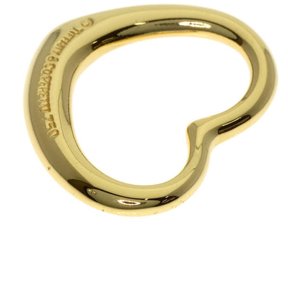 Tiffany & Co Open Heart Pendant Top 18K Yellow Gold — view 5
