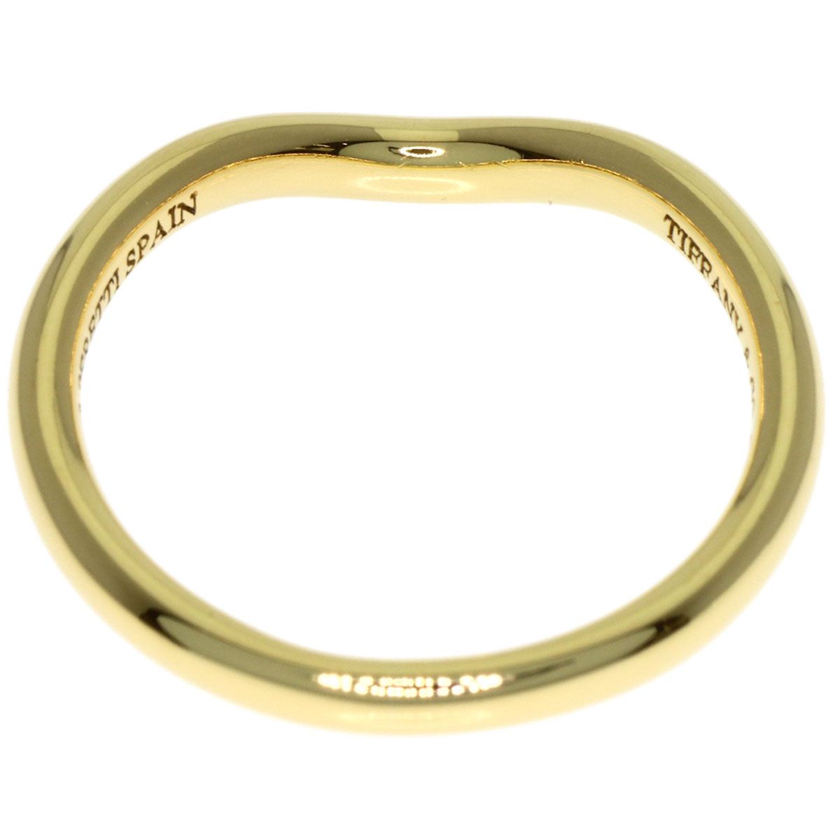 Tiffany & Co T Cube Band Ring 18K Yellow Gold — view 5