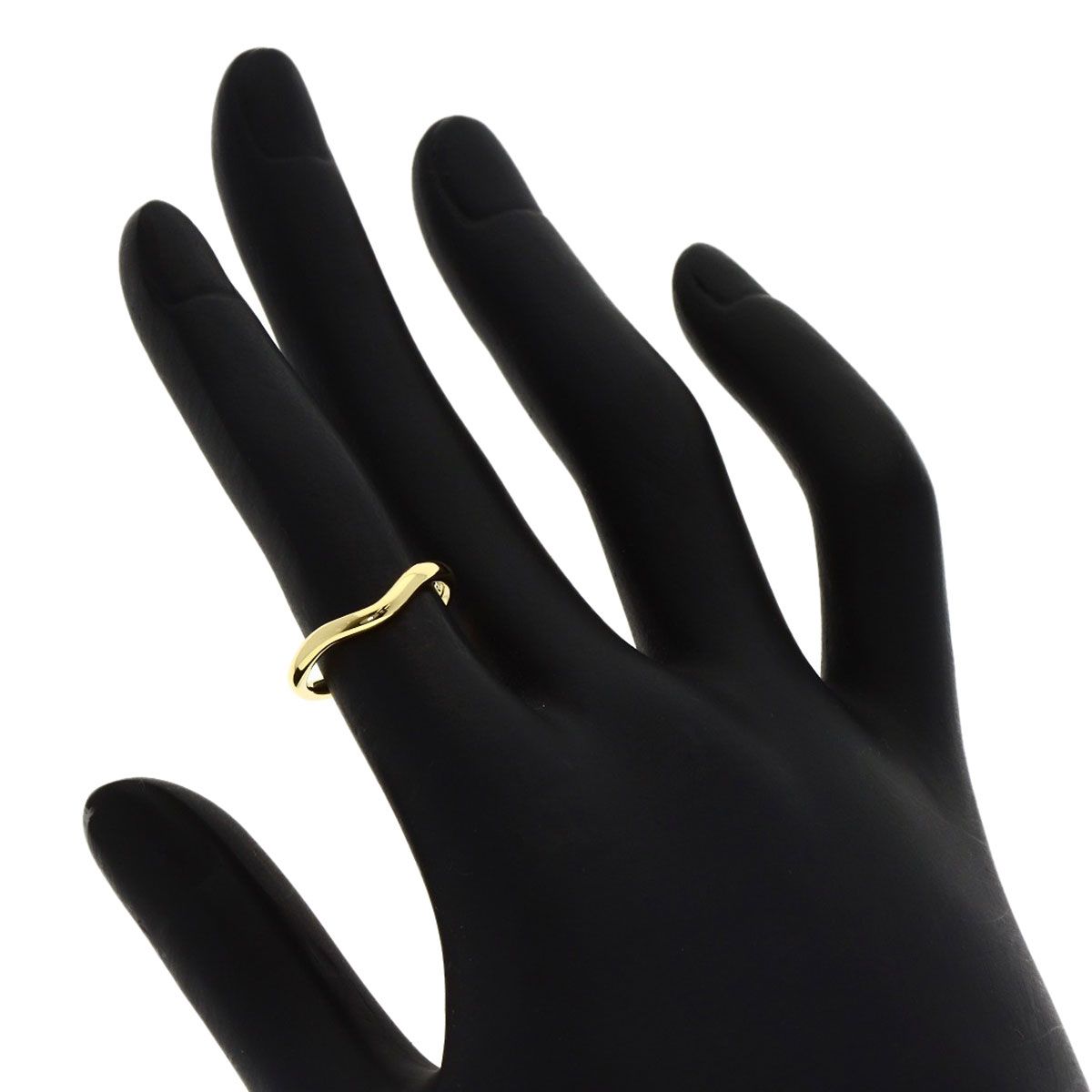Tiffany & Co T Cube Band Ring 18K Yellow Gold — view 8