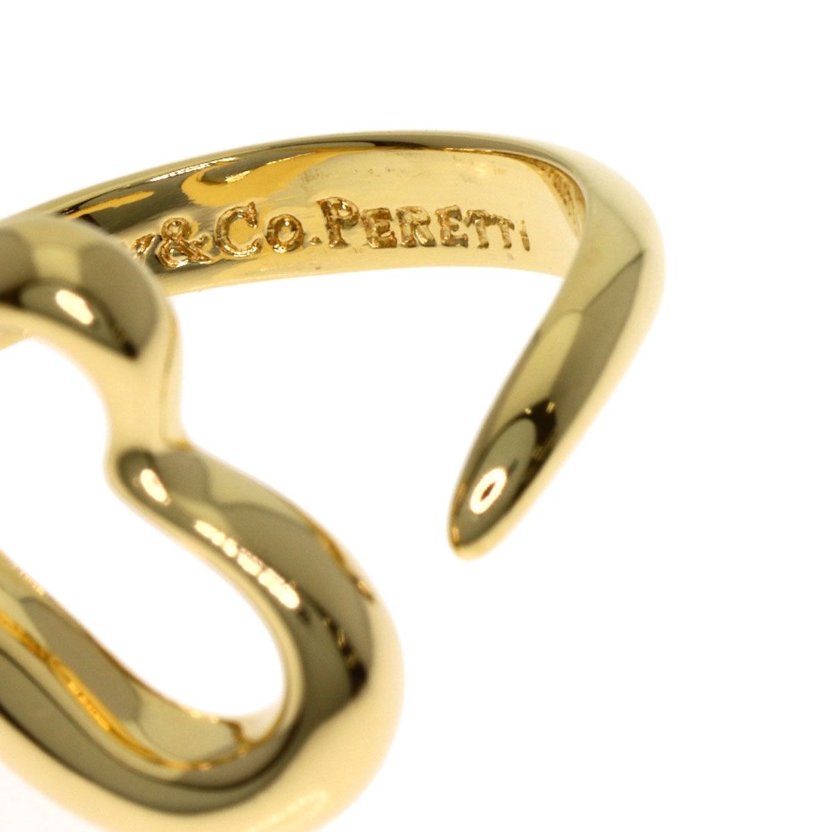 Tiffany & Co Open Heart Ring 18K Yellow Gold — view 7