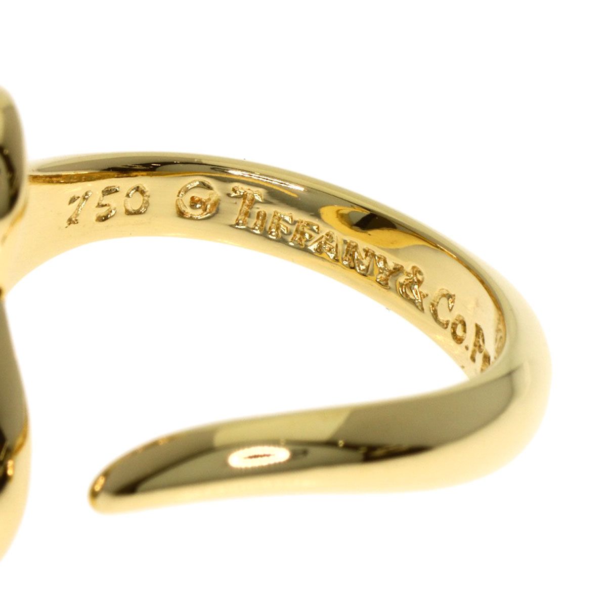 Tiffany & Co Open Heart Ring 18K Yellow Gold — view 6
