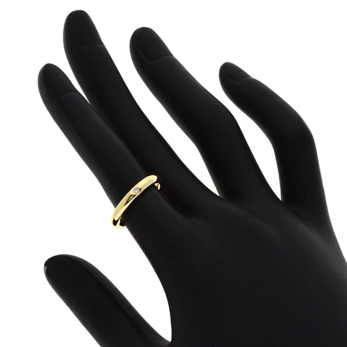 Tiffany & Co Wedding Diamond Ring 18K Yellow Gold — view 7