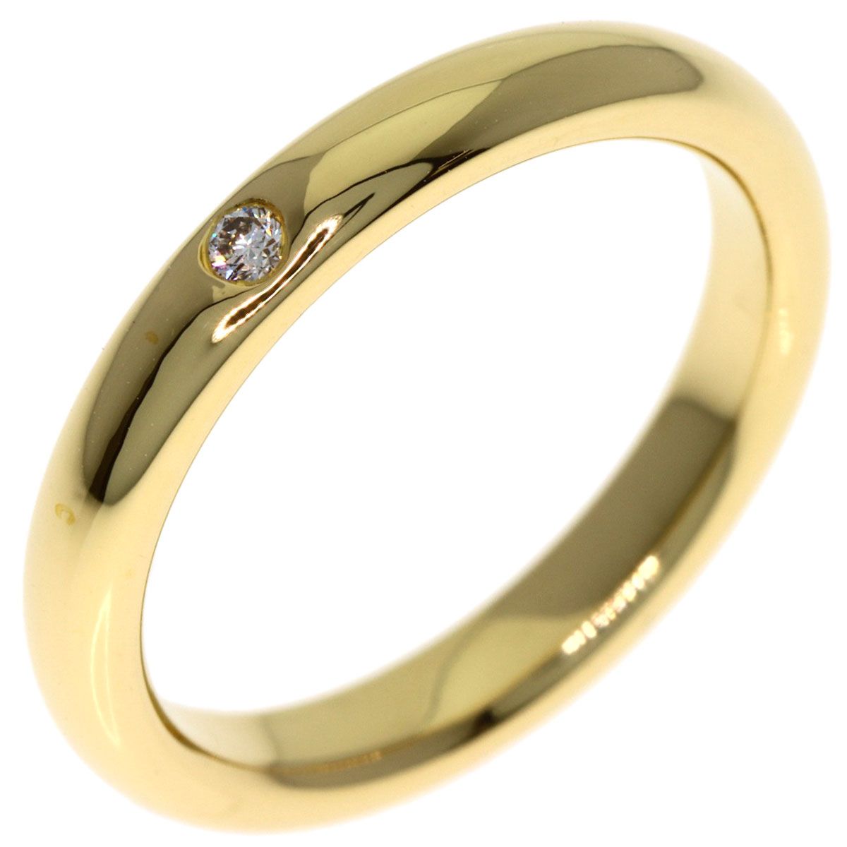 Tiffany & Co Wedding Diamond Ring 18K Yellow Gold — view 2