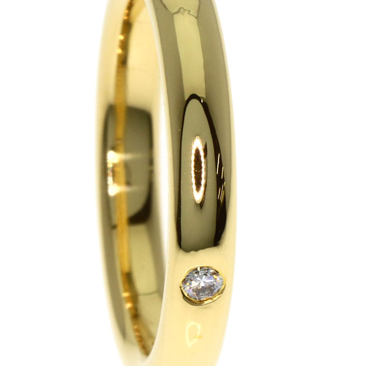 Tiffany & Co Wedding Diamond Ring 18K Yellow Gold — view 8