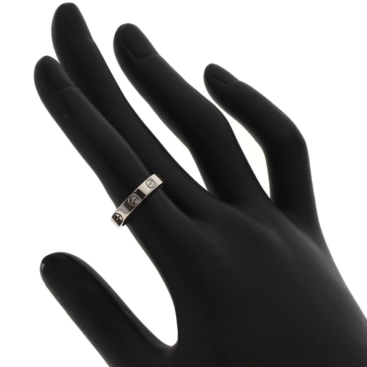 Cartier Mini Love Ring 48 18K White Gold — view 6