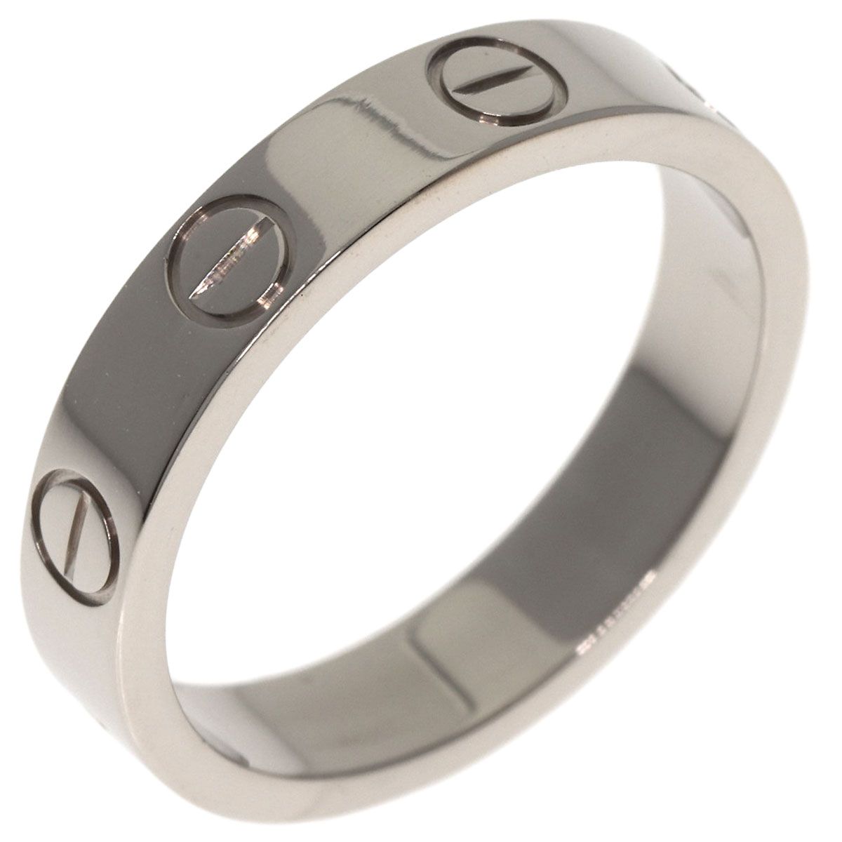 Cartier Mini Love Ring 48 18K White Gold — view 2