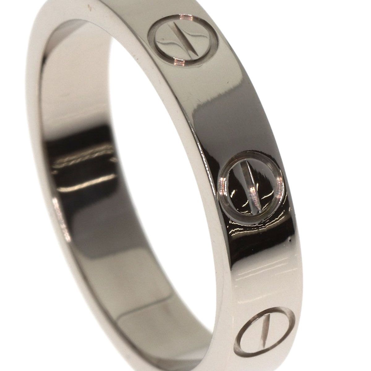 Cartier Mini Love Ring 48 18K White Gold — view 7