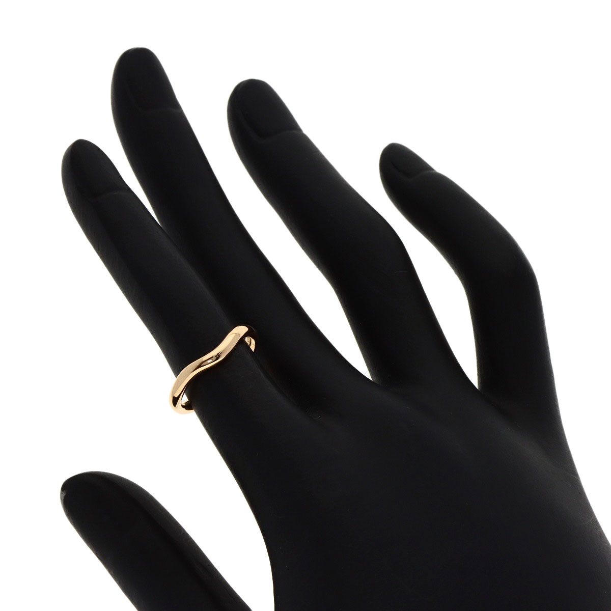Tiffany & Co T Cube Band Ring 18K Pink Gold — view 8