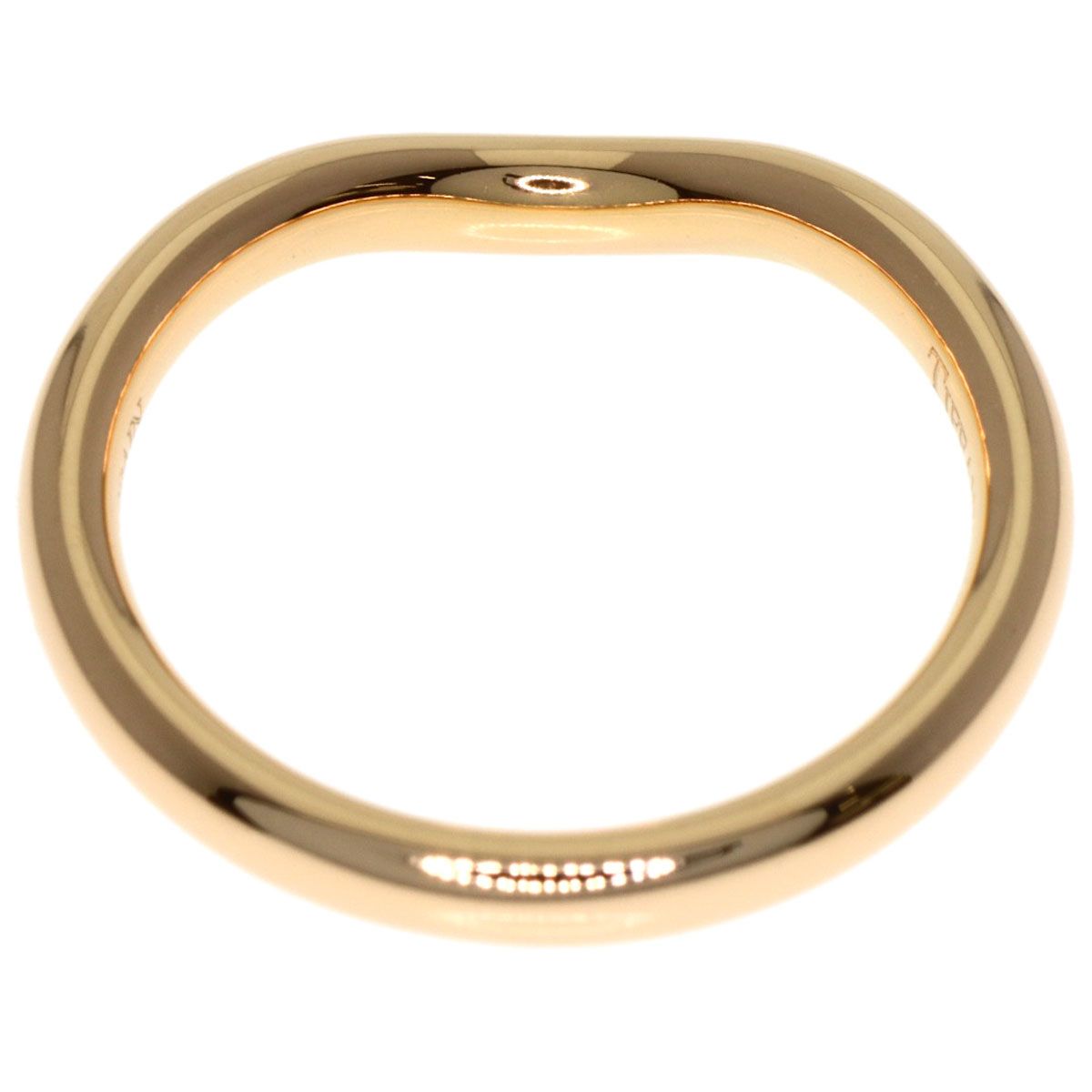 Tiffany & Co T Cube Band Ring 18K Pink Gold — view 5