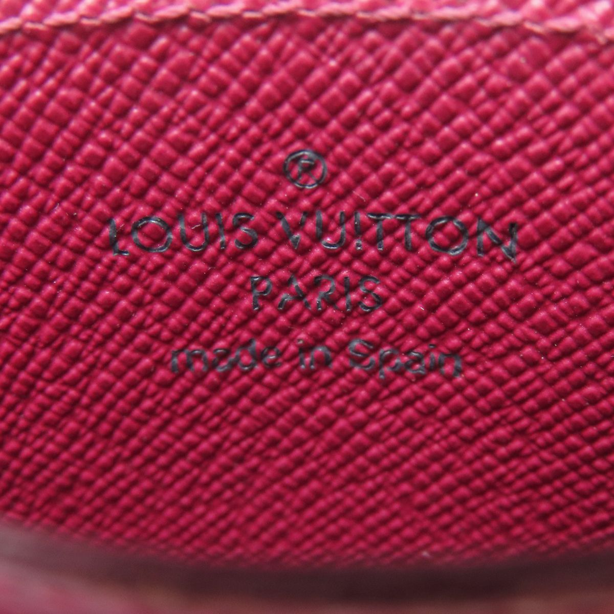 Louis Vuitton Card Holder Sample Case Monogram Canvas X Fuchsia Brown — view 5