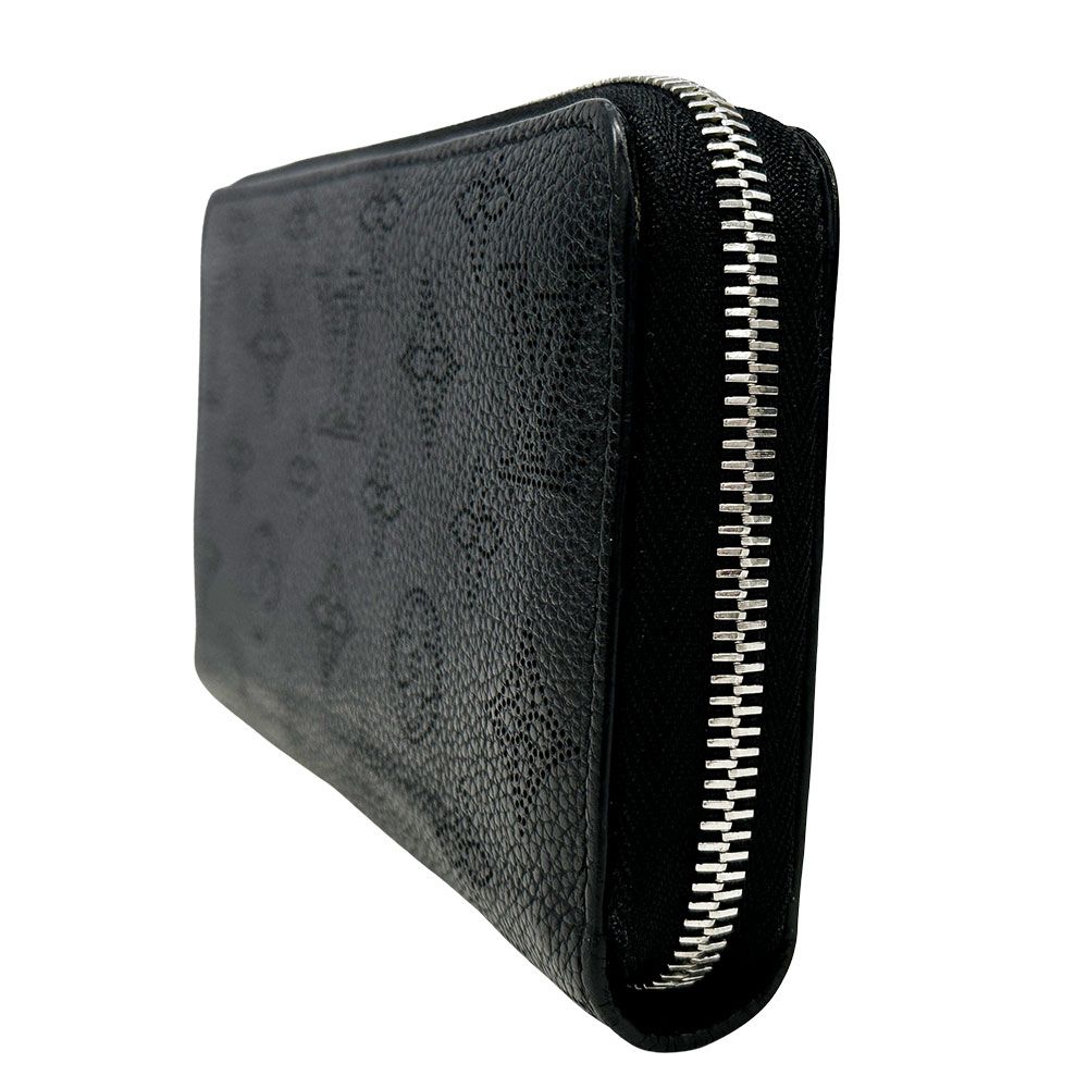 Louis Vuitton Wallet Monogram Mahina Zippy Noir Black — view 4
