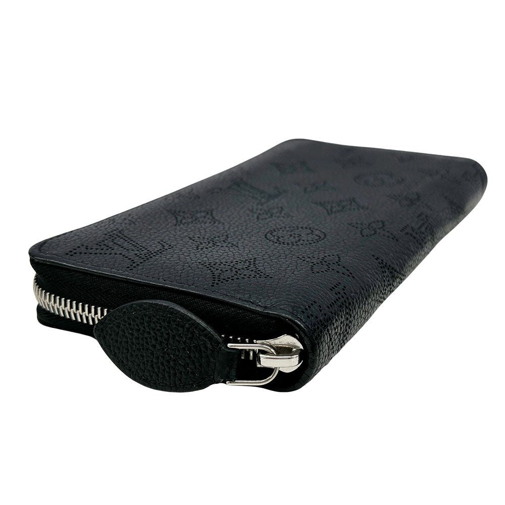 Louis Vuitton Wallet Monogram Mahina Zippy Noir Black — view 3