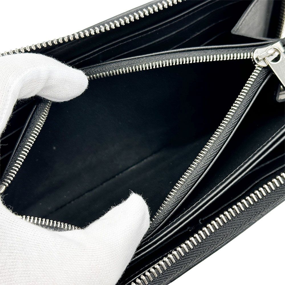 Louis Vuitton Wallet Monogram Mahina Zippy Noir Black — view 6