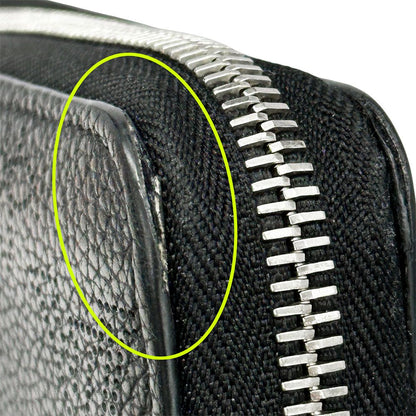 Louis Vuitton Wallet Monogram Mahina Zippy Noir Black — view 9