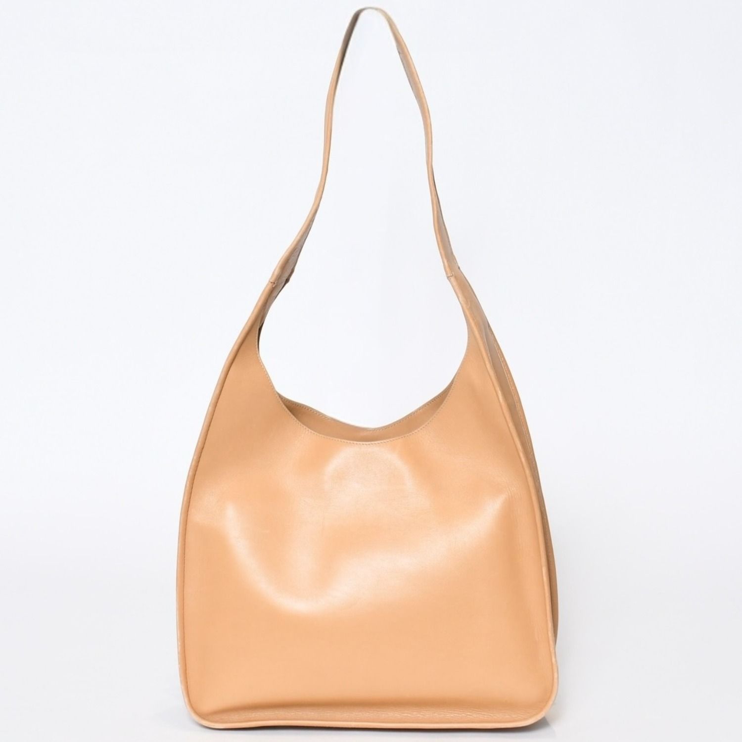 Prada Bag Handbag Beige Leather — view 2