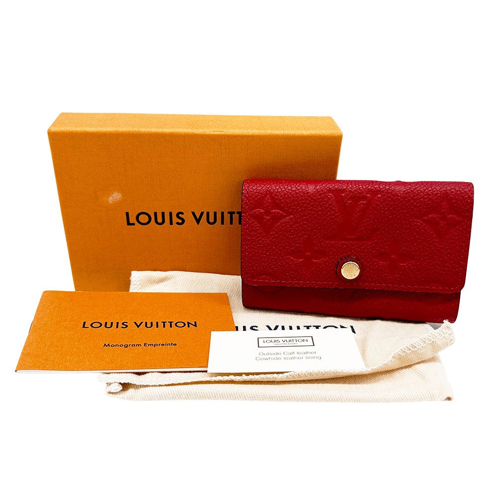Louis Vuitton Key Case Monogram Empreinte Multicles 6 Scarlet Red Holder — view 5