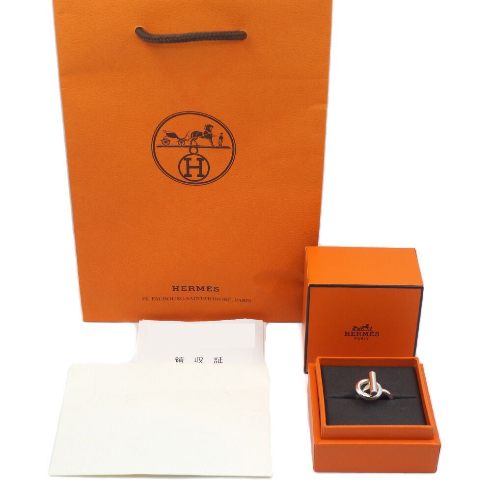 Hermes Echappee MM Ring 50 Silver — view 9