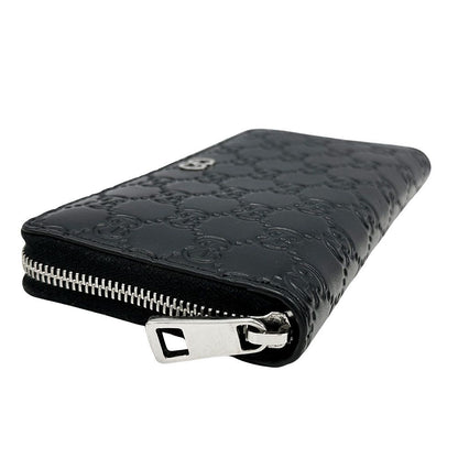 Gucci Wallet Durian Guccissima Leather Black Round — view 3