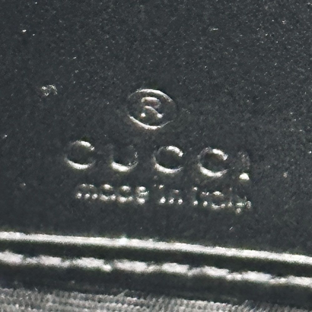 Gucci Wallet Durian Guccissima Leather Black Round — view 8