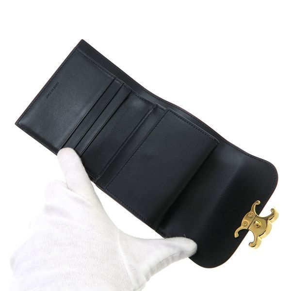 Celine Small Flap Wallet Triomphe Shiny — view 2