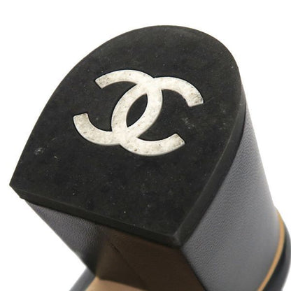 Chanel Sandals Leather Black — view 5