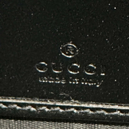 Gucci Wallet GG Emboss Zip Around Leather Black — view 8
