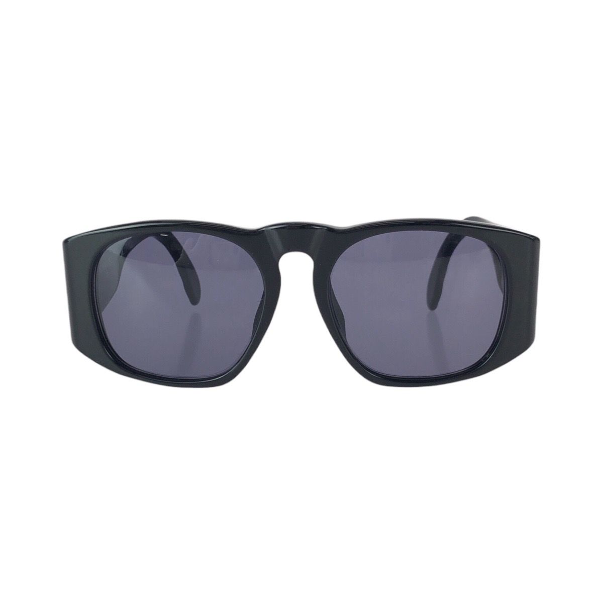 Chanel Vintage Quilted CC Logo Black Gold Acetate Metal — view 2