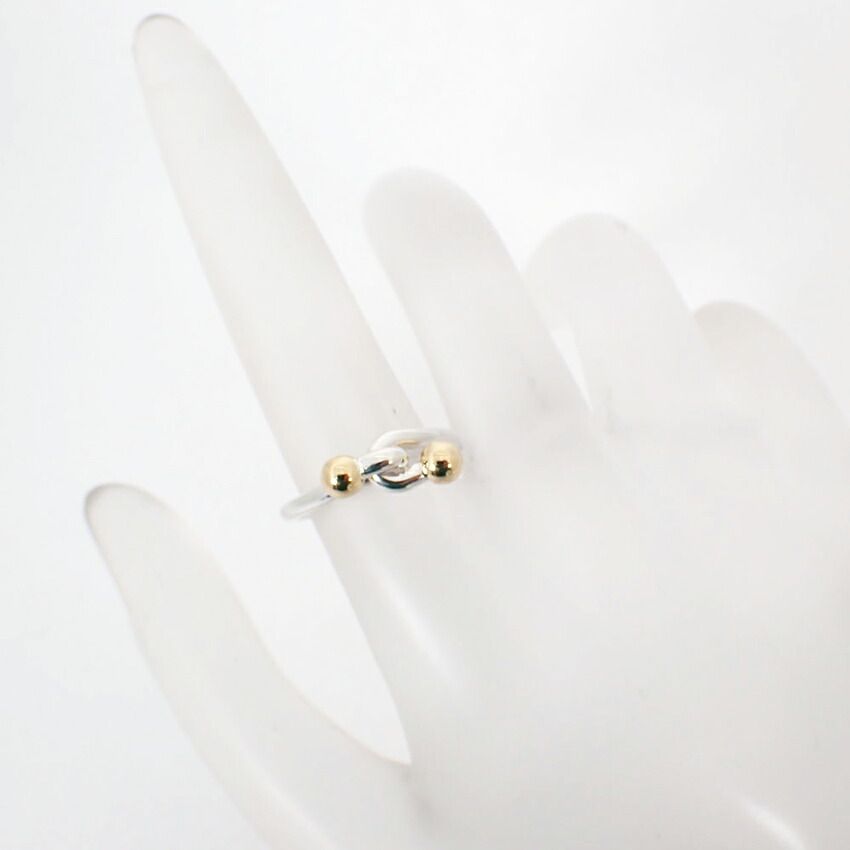 Tiffany & Co 925 750 Love Knot Ring — view 5